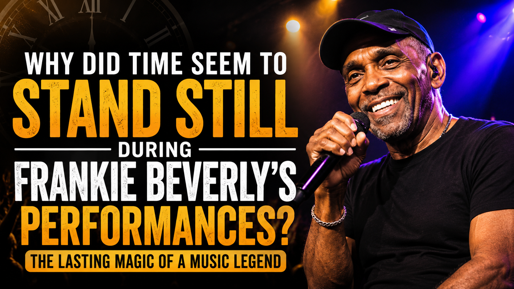 Why Did Time Seem to Stand Still During Frankie Beverly’s Performances? The Lasting Magic of a Music Legend