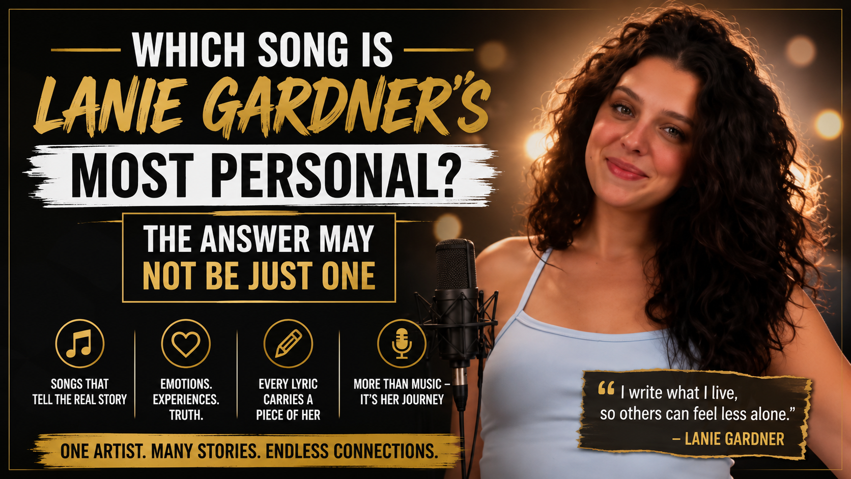 Which Song Is Lanie Gardner’s Most Personal? The Answer May Not Be Just One