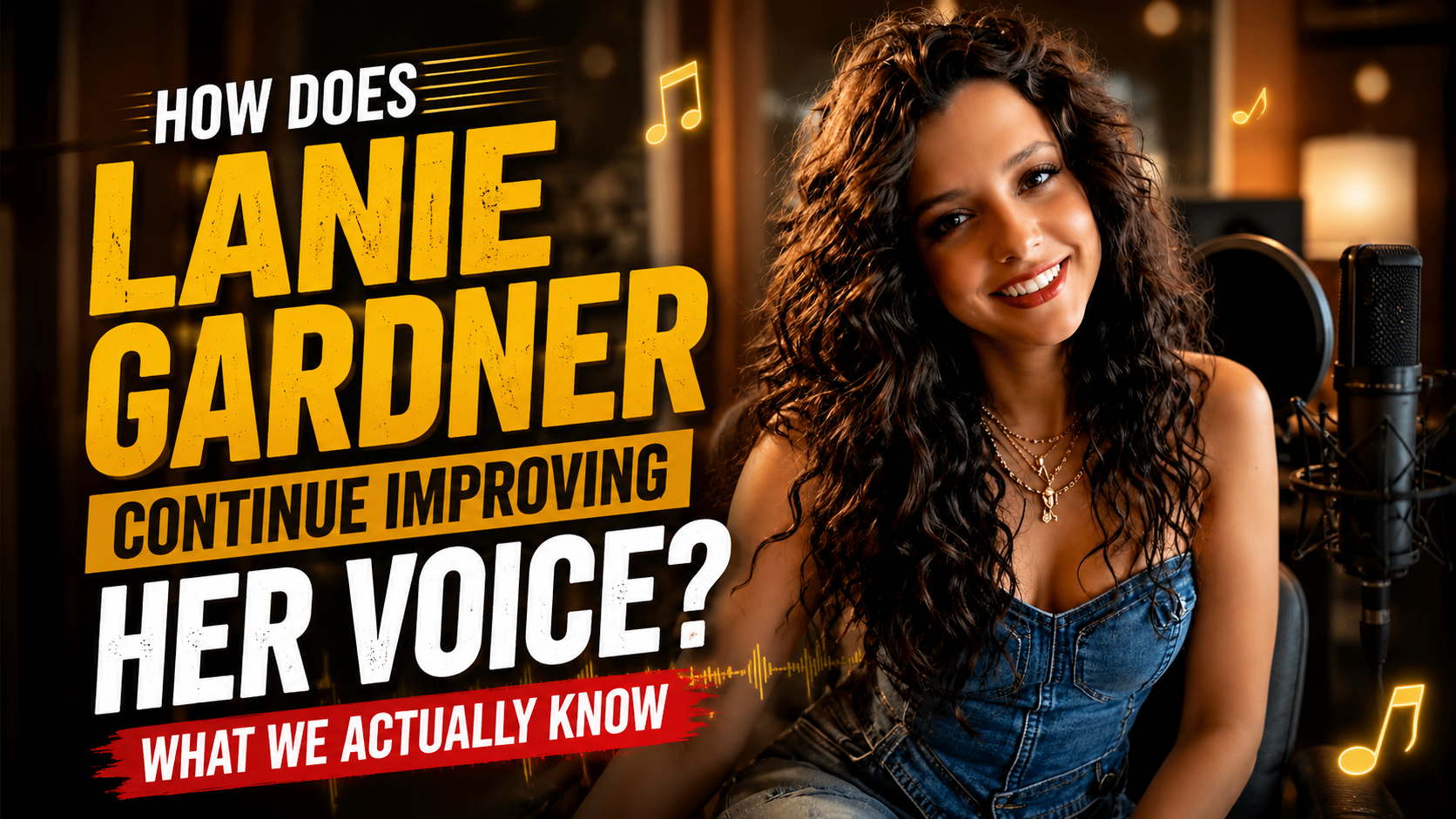 How Does Lanie Gardner Continue Improving Her Voice? What We Actually Know