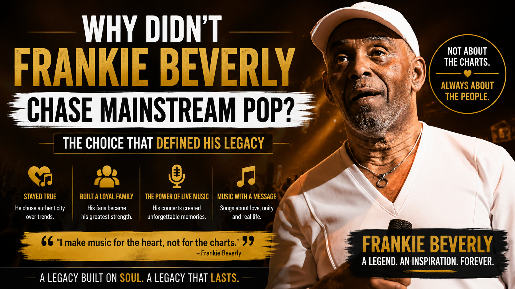 Why Didn’t Frankie Beverly Chase Mainstream Pop? The Choice That Defined His Legacy