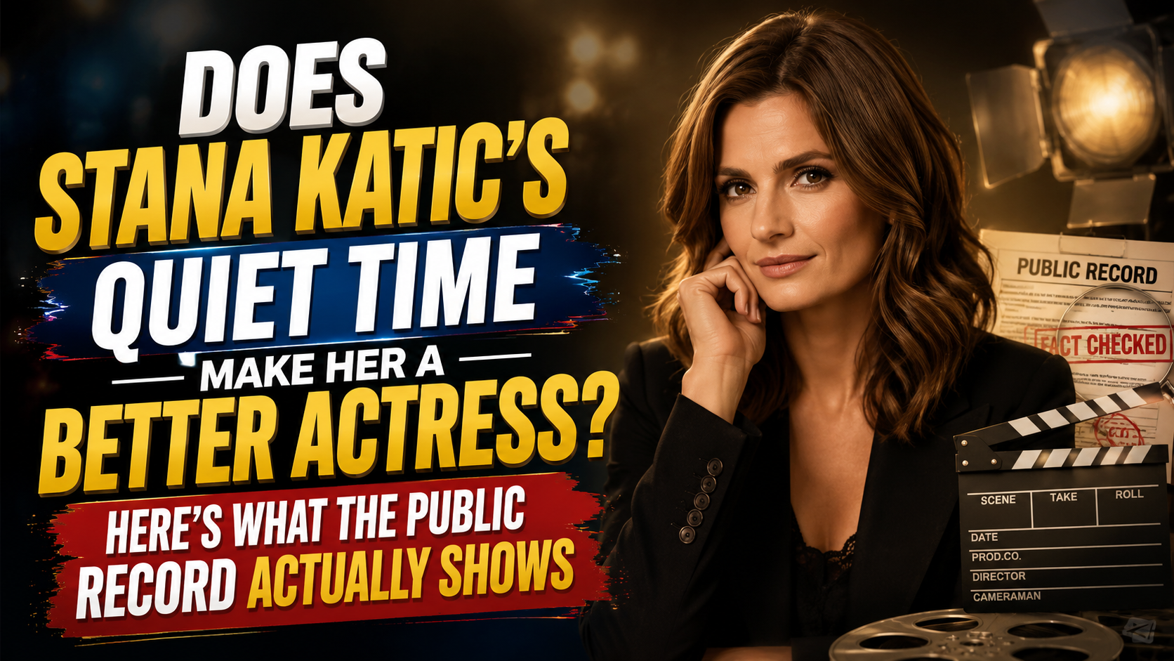 Does Stana Katic’s Quiet Time Make Her a Better Actress? Here’s What the Public Record Actually Shows
