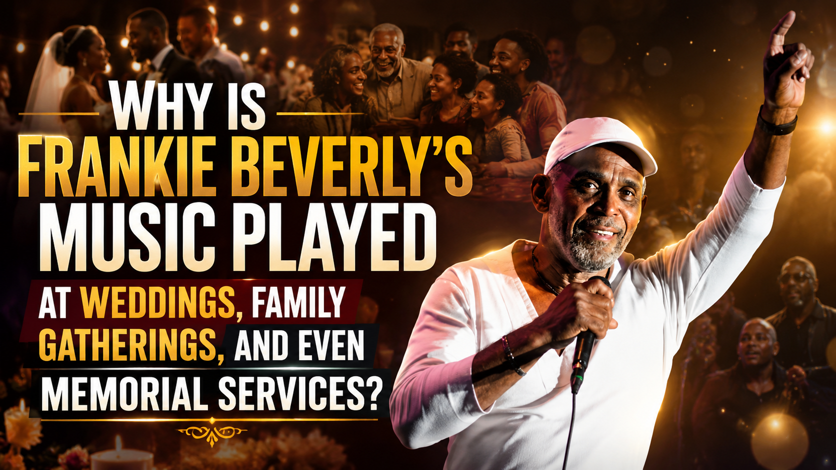 Why Is Frankie Beverly’s Music Played at Weddings, Family Gatherings, and Even Memorial Services?