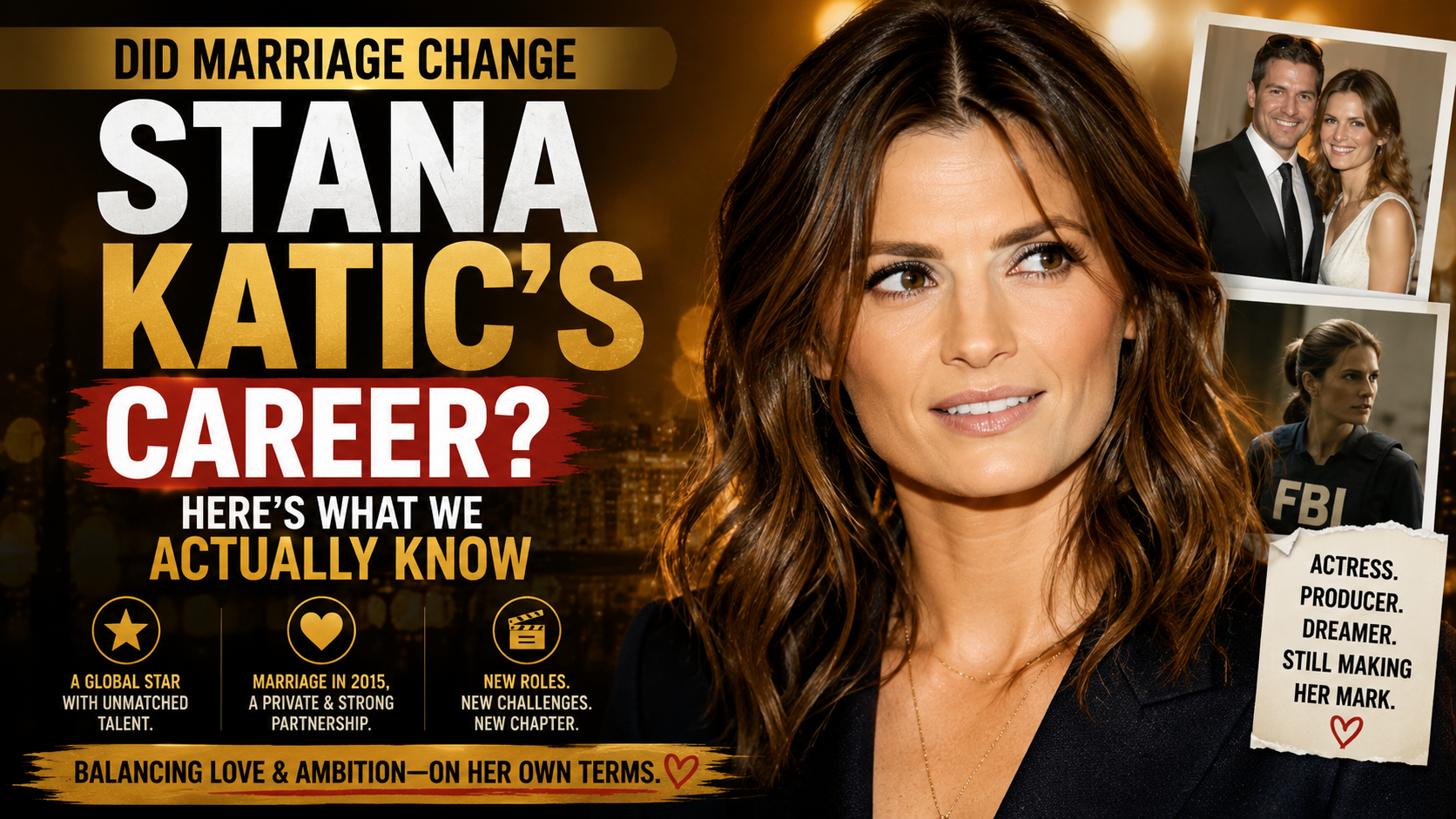 Did Marriage Change Stana Katic’s Career? Here’s What We Actually Know