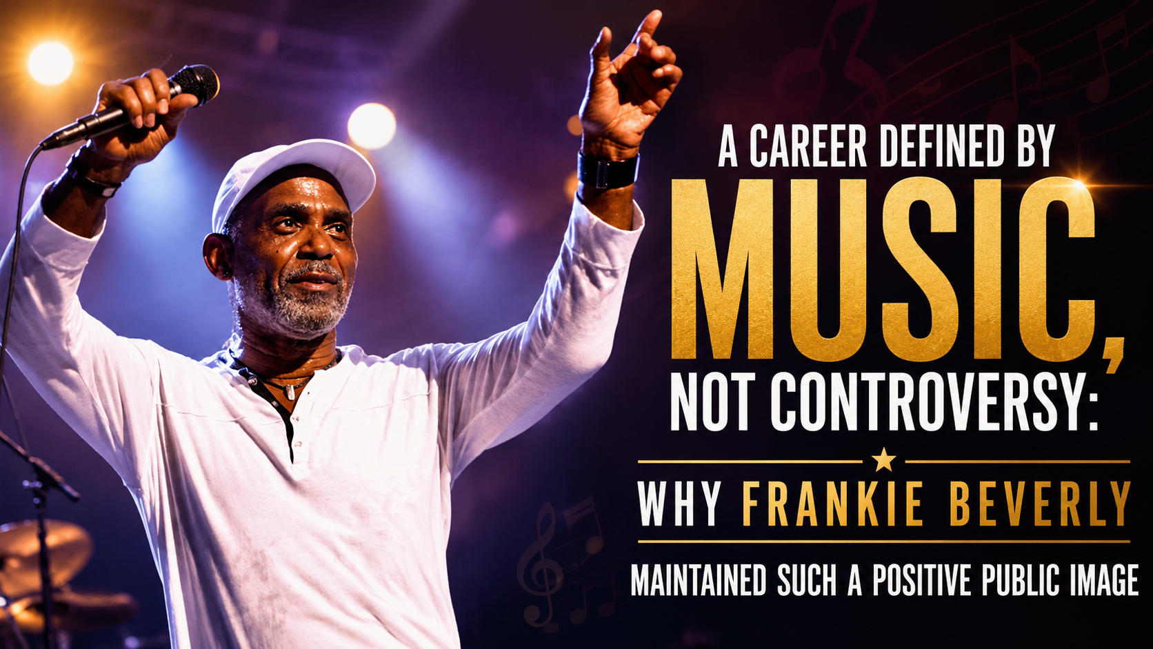 A Career Defined by Music, Not Controversy: Why Frankie Beverly Maintained Such a Positive Public Image