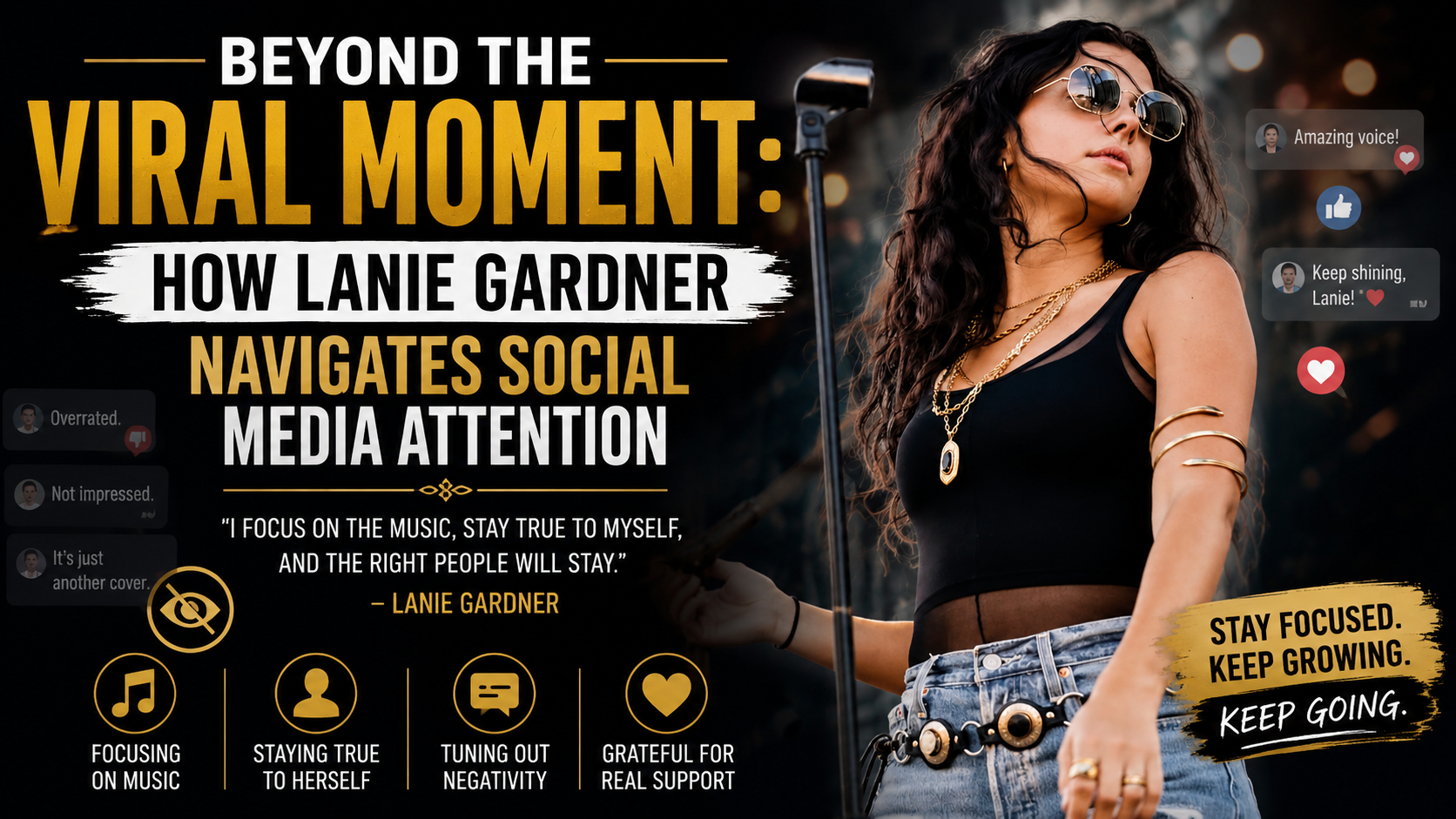 Beyond the Viral Moment: How Lanie Gardner Navigates Social Media Attention