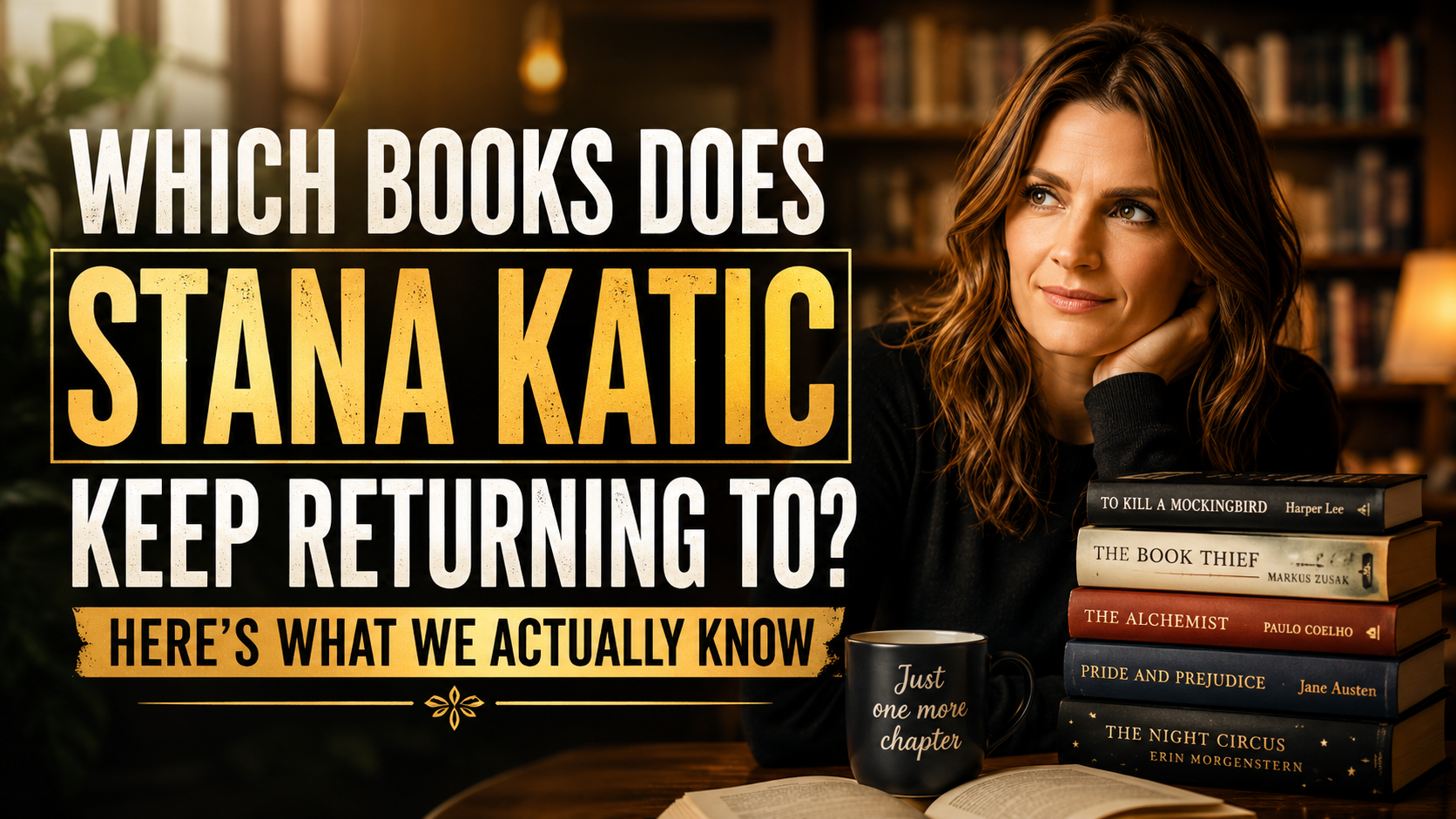Which Books Does Stana Katic Keep Returning To? Here’s What We Actually Know